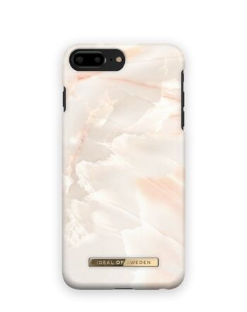 Coque Fashion iPhone 8 Plus Rose Pearl Marble
