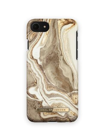 Coque Fashion iPhone SE (2020) Golden Sand Marble