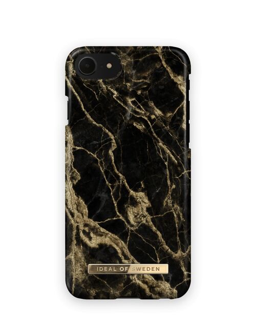 Fashion Case iPhone SE (2020) Golden Smoke Marble