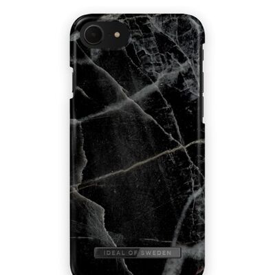 Custodia Fashion iPhone SE Black Thunder Marble