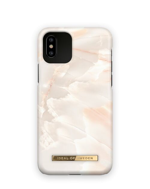 Fashion Case iPhone X Rose Pearl Marble
