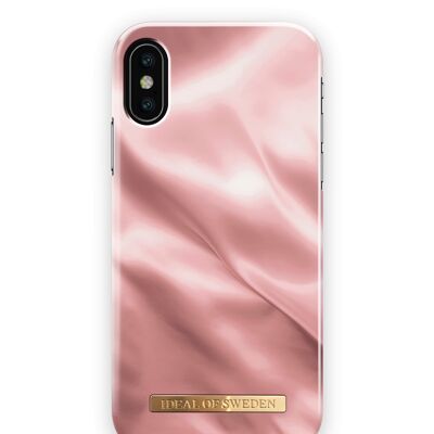 Fashion Case iPhone X Rose Satin