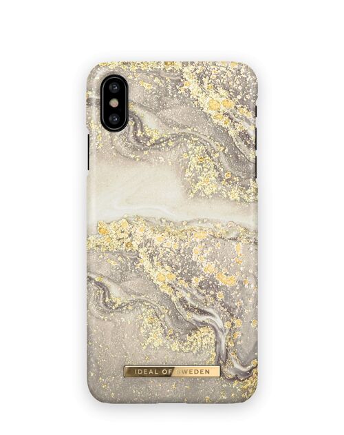 Fashion Case iPhone X Sparkle Greige Marble