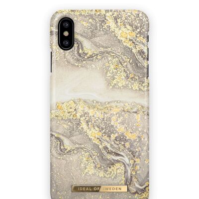 Fashion Case iPhone X Sparkle Greige Mármol