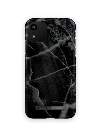 Coque Fashion iPhone XR Black Thunder Marble 1