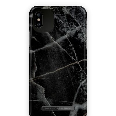 Funda Fashion iPhone XS Max Black Thunder Marble