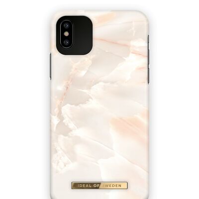 Fashion Case iPhone XS Max Rose Pearl Marble