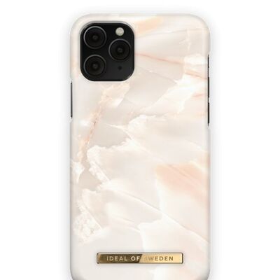 Custodia alla moda per iPhone XS in marmo rosa perla