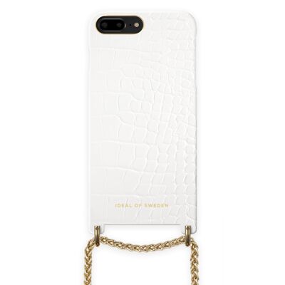 Lilou Halskettenhülle Weiß Croco iPhone 7 Plus