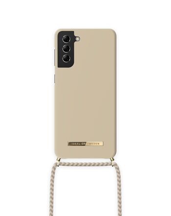 Etui Collier Ordinaire Galaxy S21 Plus Beige Crème 1