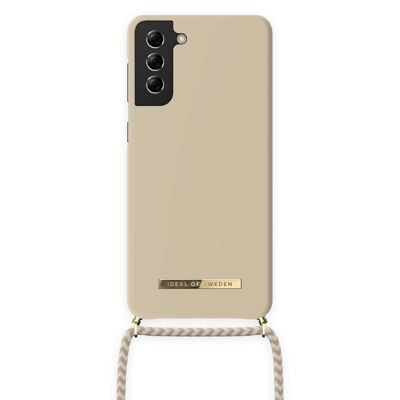 Ordinary Necklace Case Galaxy S21 Plus Cream Beige