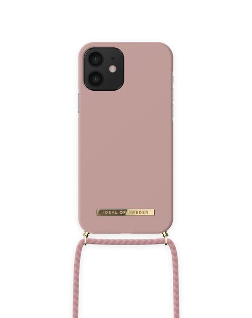Ordinary Phone Necklace Case iPhone 12 Misty Pink