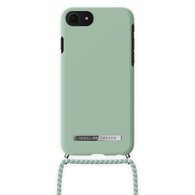 Gewöhnliche Telefon-Halsketten-Hülle iPhone 7 Spring Mint