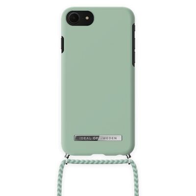 Gewöhnliche Telefon-Halsketten-Hülle iPhone 8 Spring Mint