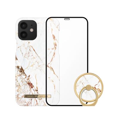 Bundle Trio stampato iPhone 12 Carrara Gold