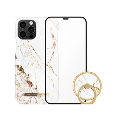 Bedrucktes Bundle Trio iPhone 12 Pro Carrara Gold