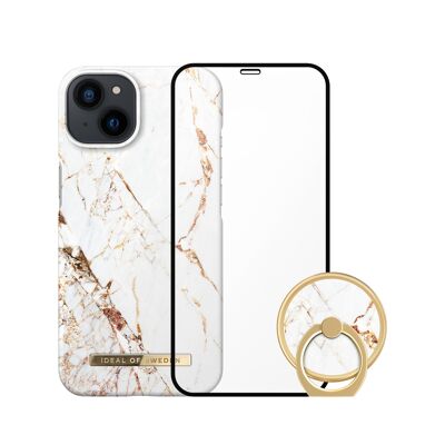 Paquete Estampado Trio iPhone 13 Carrara Gold