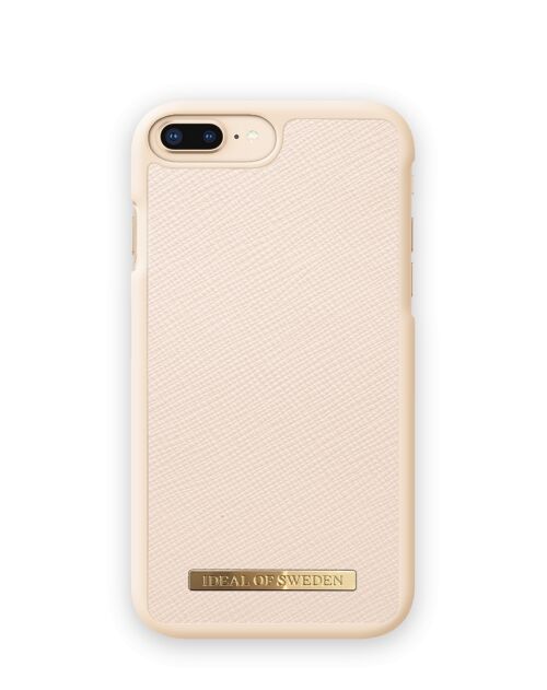 Saffiano Case iPhone 7 Plus Beige