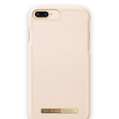 Saffiano Case iPhone 7 Plus Beige