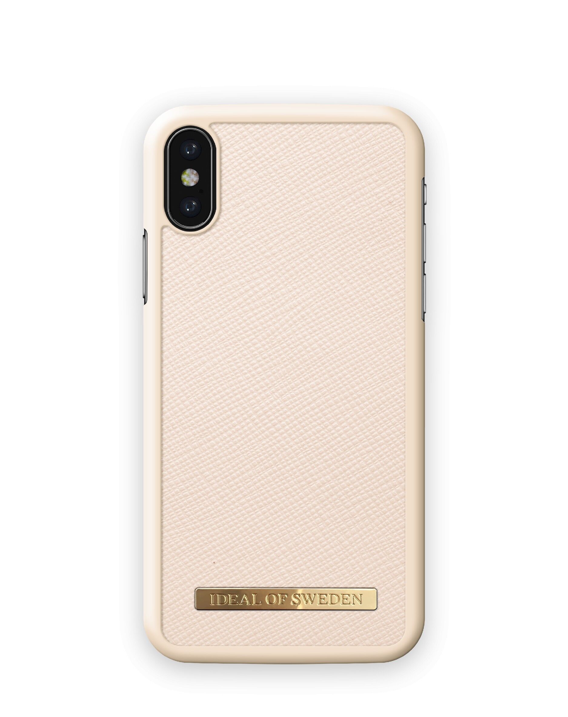 Funda Saffiano iPhone X Beige