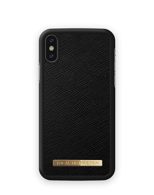 Saffiano Case iPhone X Black