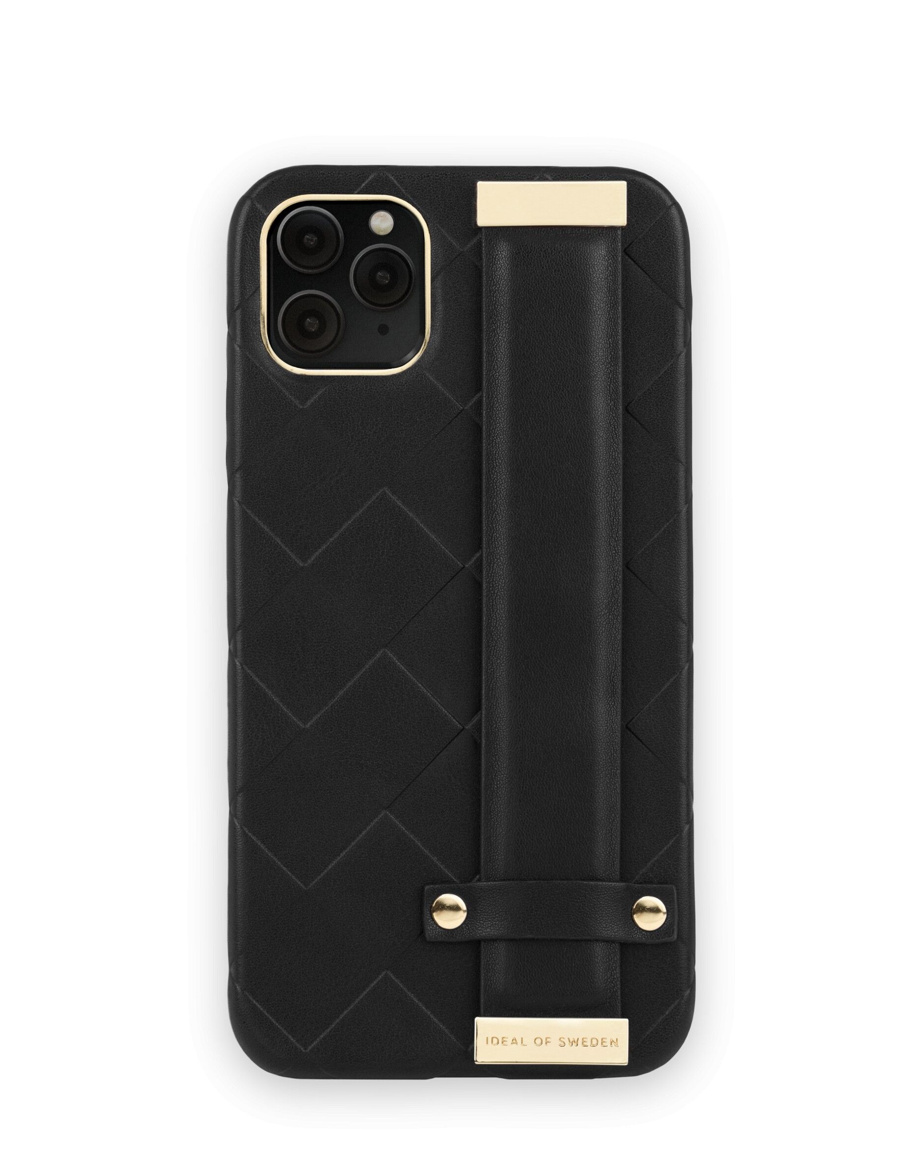Statement Case iPhone 11 Pro Max Geflochten Glatt Schwarz