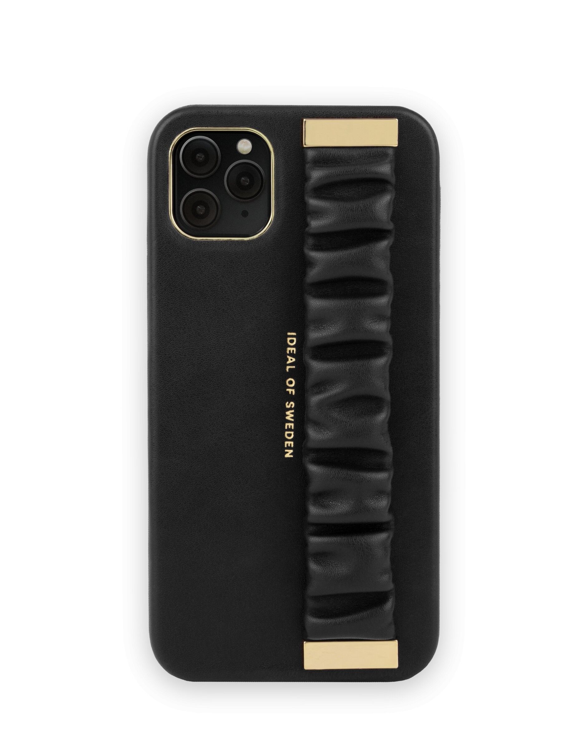Statement Case iPhone 11 Pro Max Ruffle con impugnatura superiore nera