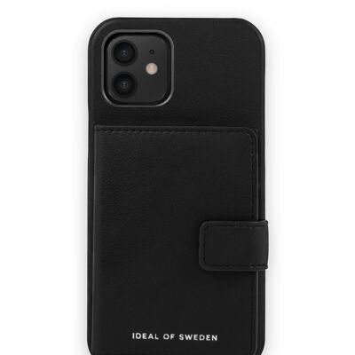 Funda Declaración iPhone 12 Negro Intenso - Tarjetero