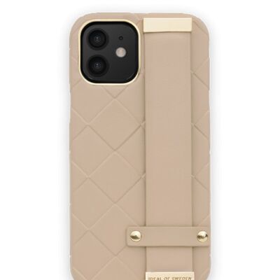 Statement Case iPhone 12 Pro intrecciato cammello chiaro