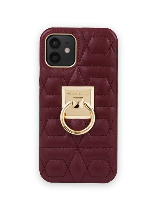 Statement Case iPhone 12 Quilted Ruby