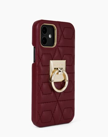 Coque Statement iPhone 12 Quilted Ruby 2