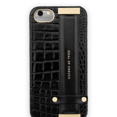 Statement Case iPhone 6 / 6S Neo Noir Croco Strap handle