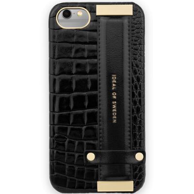 Statement Case iPhone 6/6S Neo Noir Croco Strap handle