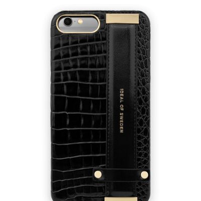 Coque Statement iPhone 6 / 6S Plus Neo Noir Poignée Croco Strap