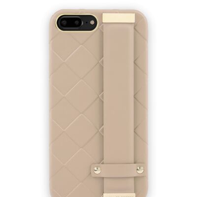 Statement Case iPhone 7 Plus intrecciato cammello chiaro