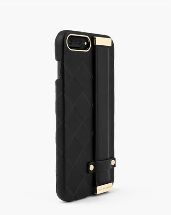 Statement Case iPhone 7 Plus Tressé Lisse Noir 6