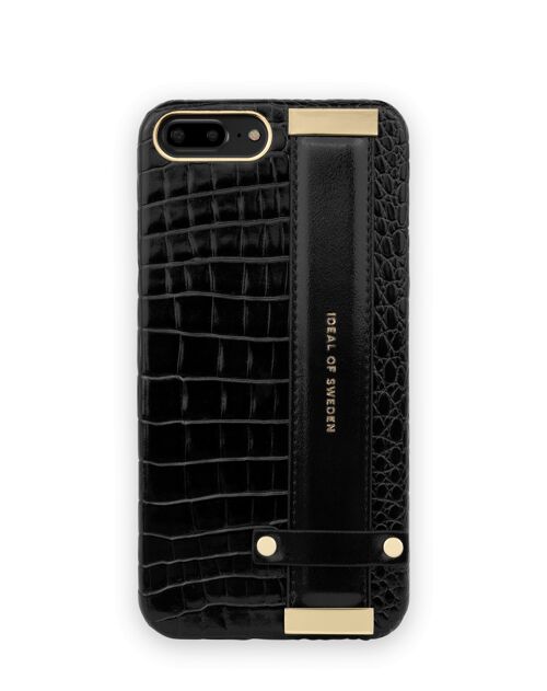 Statement Case iPhone 7 Plus Neo Noir Croco Strap handle