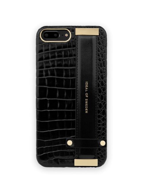 Statement Case iPhone 8 Plus Neo Noir Croco Strap handle
