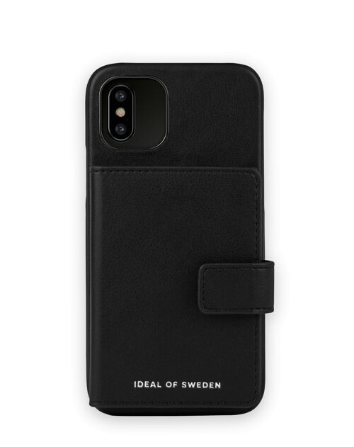 Statement Case iPhone X Intense Black - Card Pocket