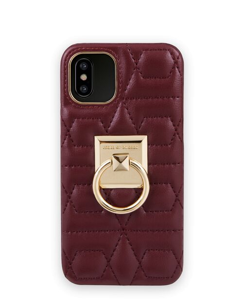 Statement Case iPhone X Quilted Ruby