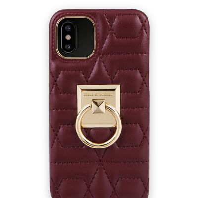 Statement Case iPhone X Quilted Ruby