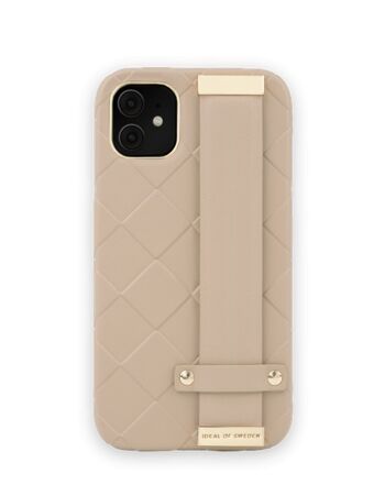 Statement Case iPhone XR Tressé Camel Clair