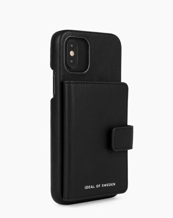 Coque Statement iPhone XS Noir Intense - Poche Carte 3