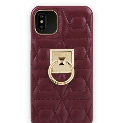 Funda llamativa iPhone XS Max Quilted Ruby