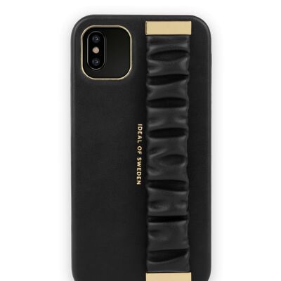 Statement Case iPhone XS Max Ruffle Noir Top-Handle