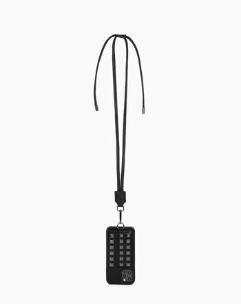 Collier tendance iPhone 11 Pro Dawn Black Studs 6