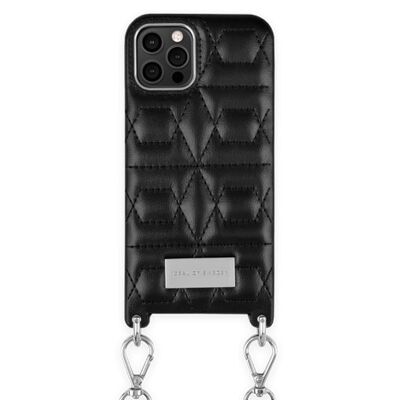 Statement-Halskette iPhone 12 Pro gesteppt schwarz