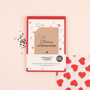 Cartes d'amour à graine - Graine sentimentale