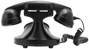 Câble Opis FunkyFon téléphone rotatif / téléphone rétro / téléphone nostalgique (noir) 5