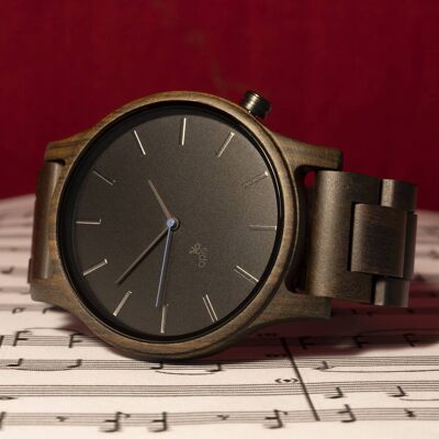Reloj de pulsera para hombre Opis UR-M1 (sándalo negro)